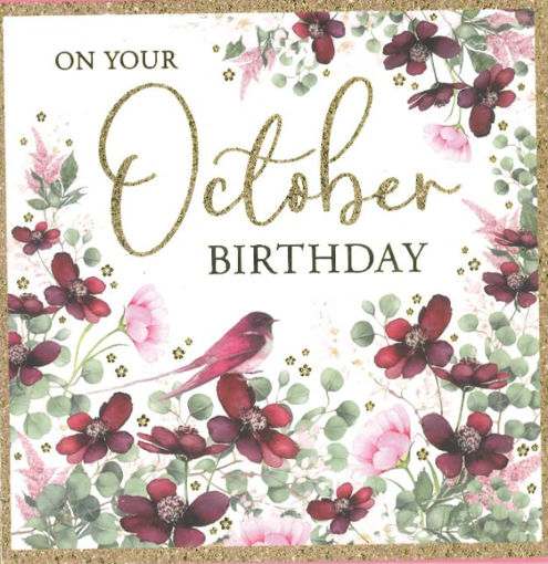 Picture of OCTOBER BIRTHDAY CARD
